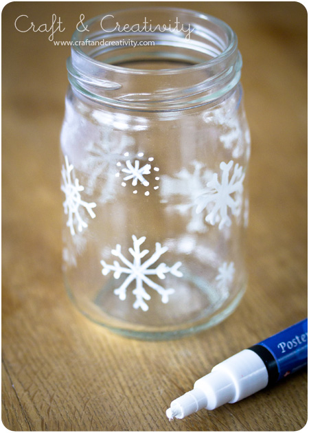 christmas glass jars
