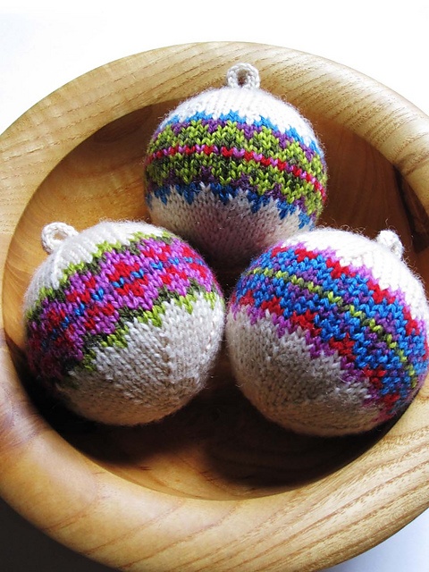 knitted bauble
