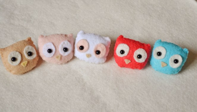 owl brooches