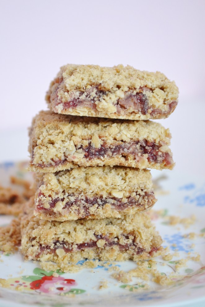 Raspberry Crumble Squares