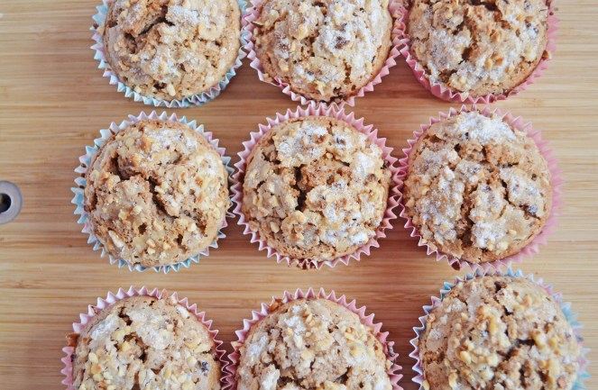 hazlenut praline muffin