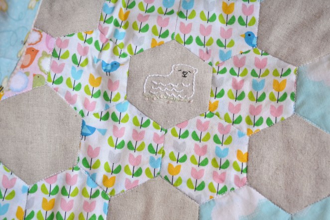 Spring Stitching - Lamb