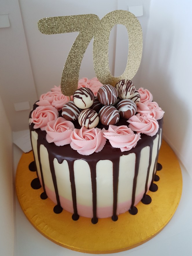 70th birthday cake