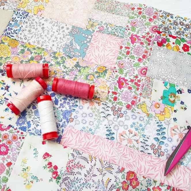 Liberty Kantha Stitch along