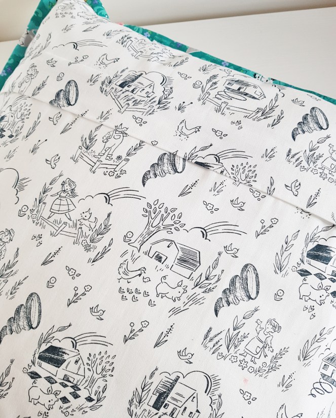 Dorothy's Journey pillow back