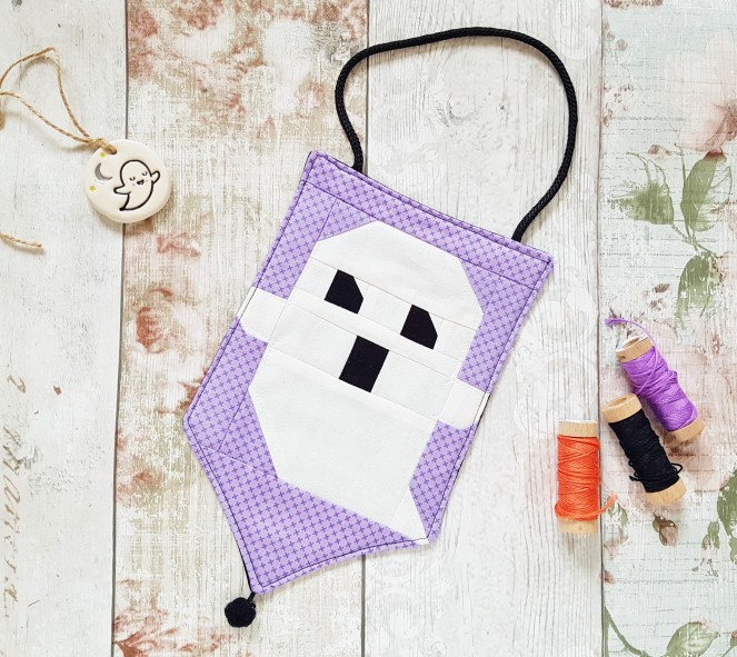 Little Ghost Halloween Pennant