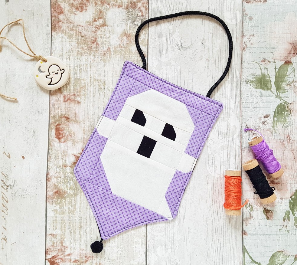 Little Ghost Halloween Pennant