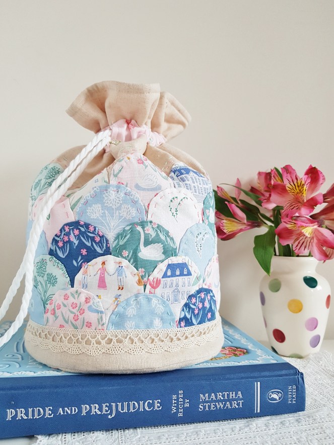Pemberley Fabric Clamshell Dilly Bag - Riley Blake Designs