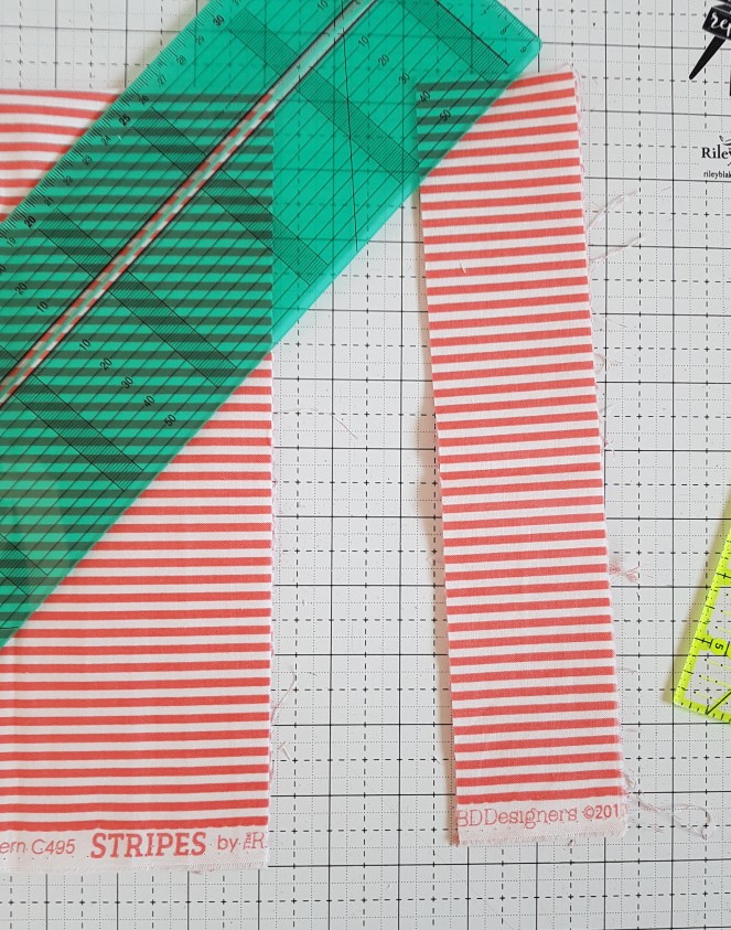 Making binding with a Clover Binding Ruler