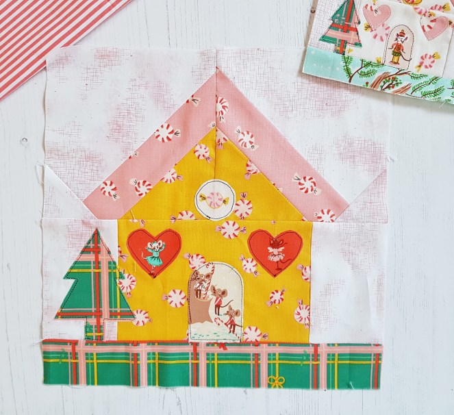 Gingerbread House Patchwork Blocks