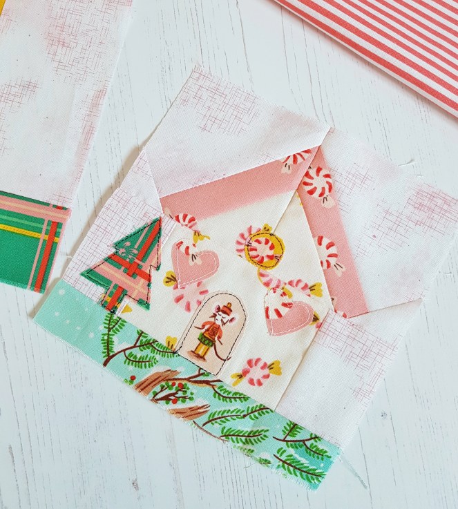 Gingerbread House Patchwork Blocks