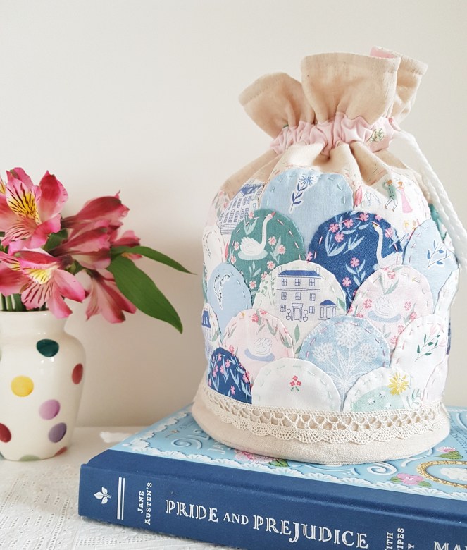 Pemberley Fabric Clamshell Dilly Bag - Riley Blake Designs