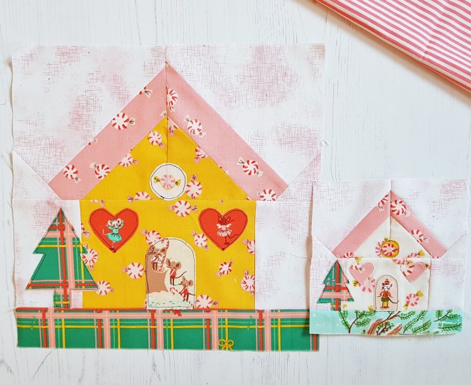 Gingerbread House Patchwork Blocks