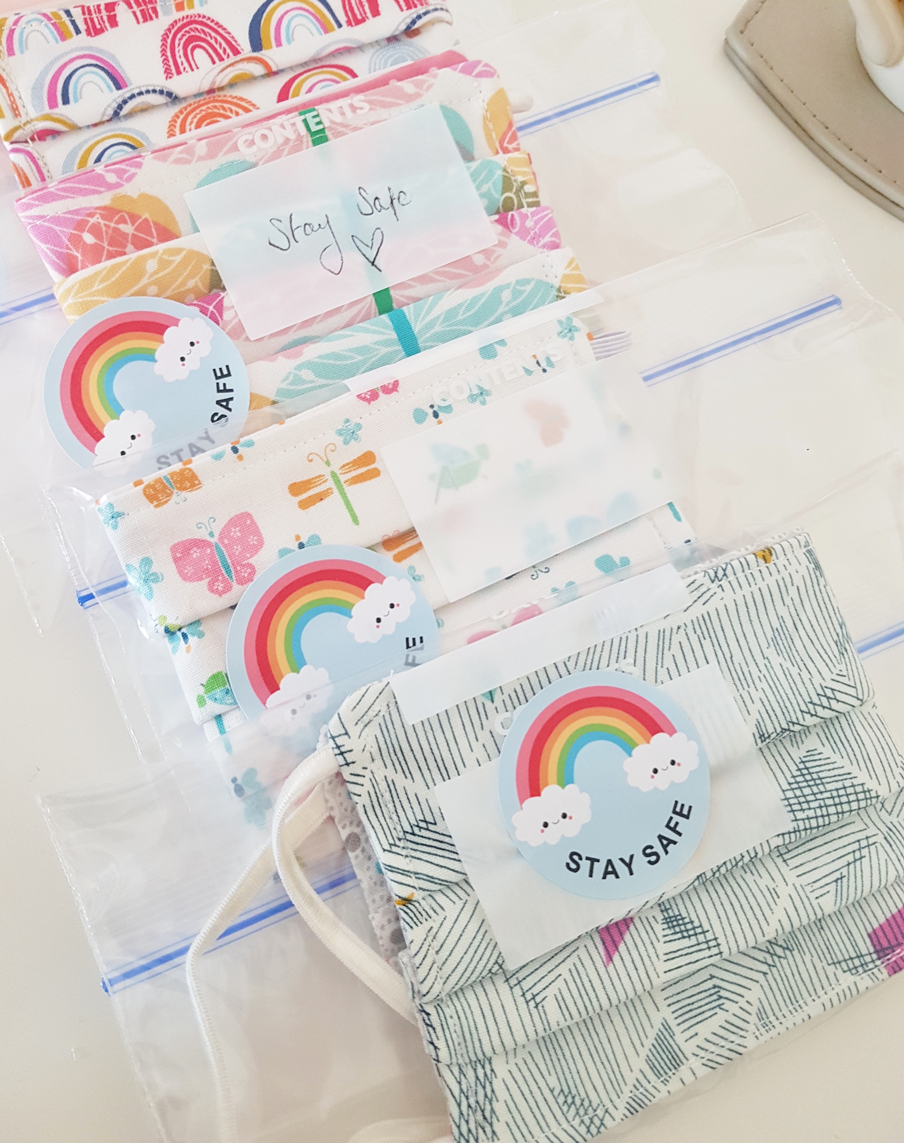 Fabric face coverings