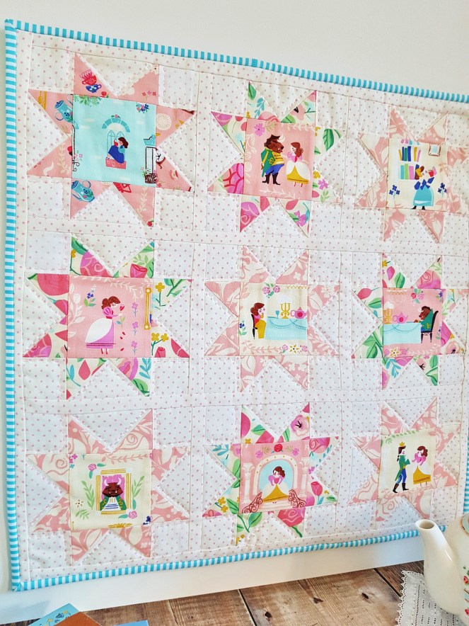 Beauty and the Beast - Sawtooth Star Mini Quilt