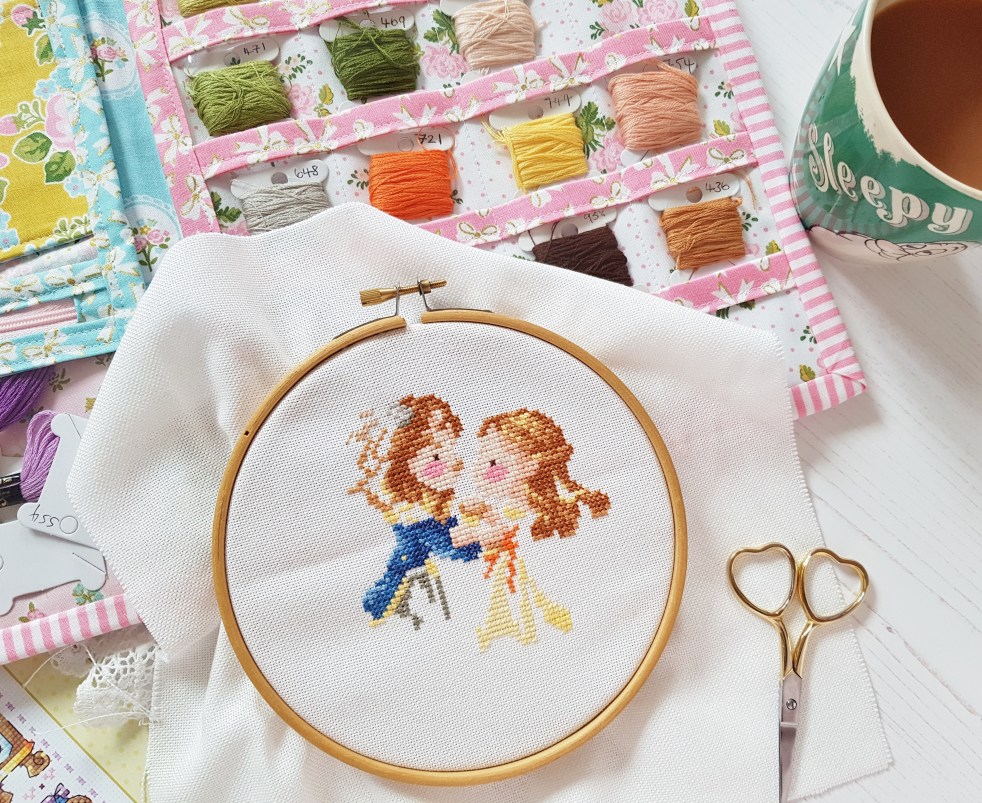 Slow stitching - Beauty and the Beast