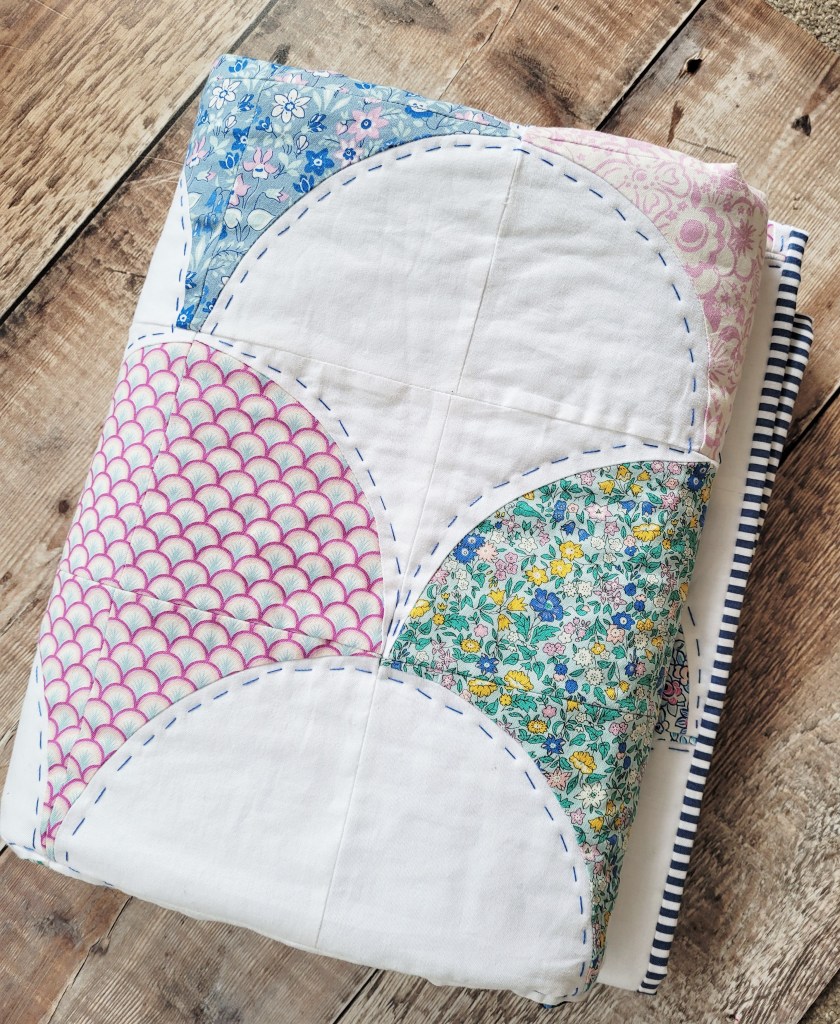 Liberty Deco Dance - Clamshell Quilt