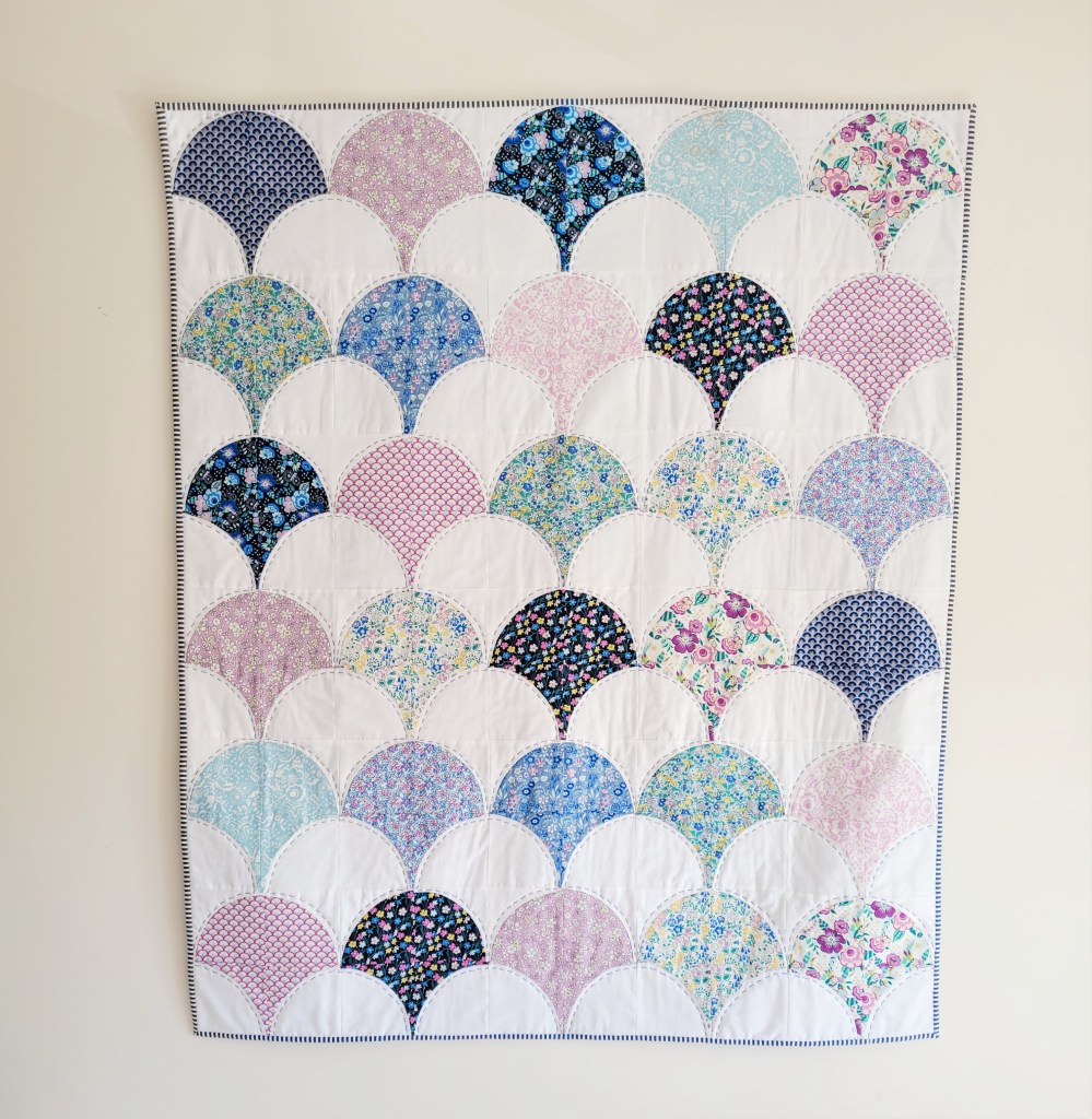 Liberty Deco Dance - Clamshell Quilt