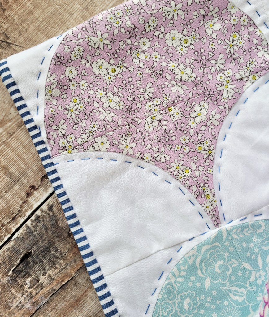 Liberty Deco Dance - Clamshell Quilt